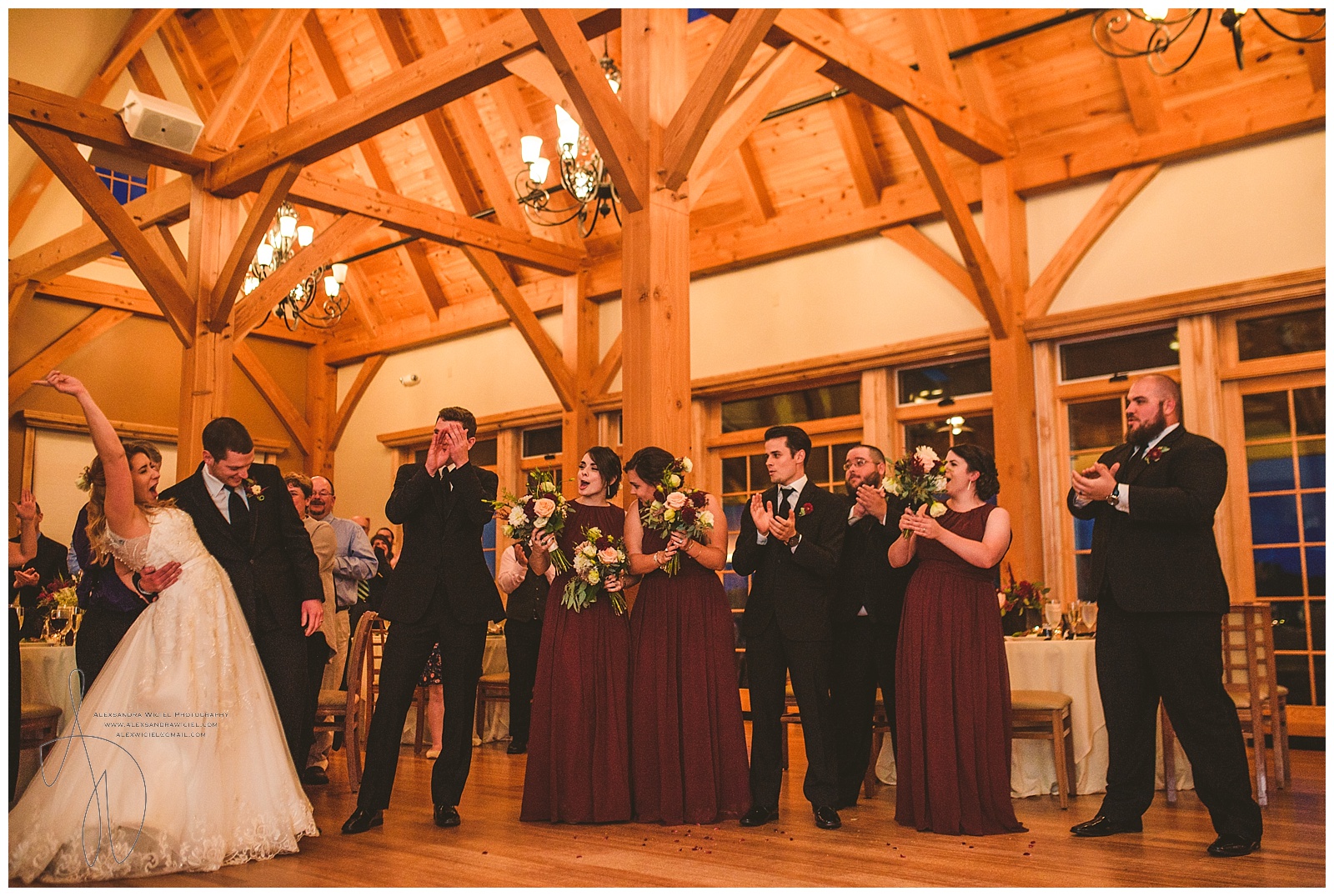 The Red Barn At Out Look Farm Wedding
