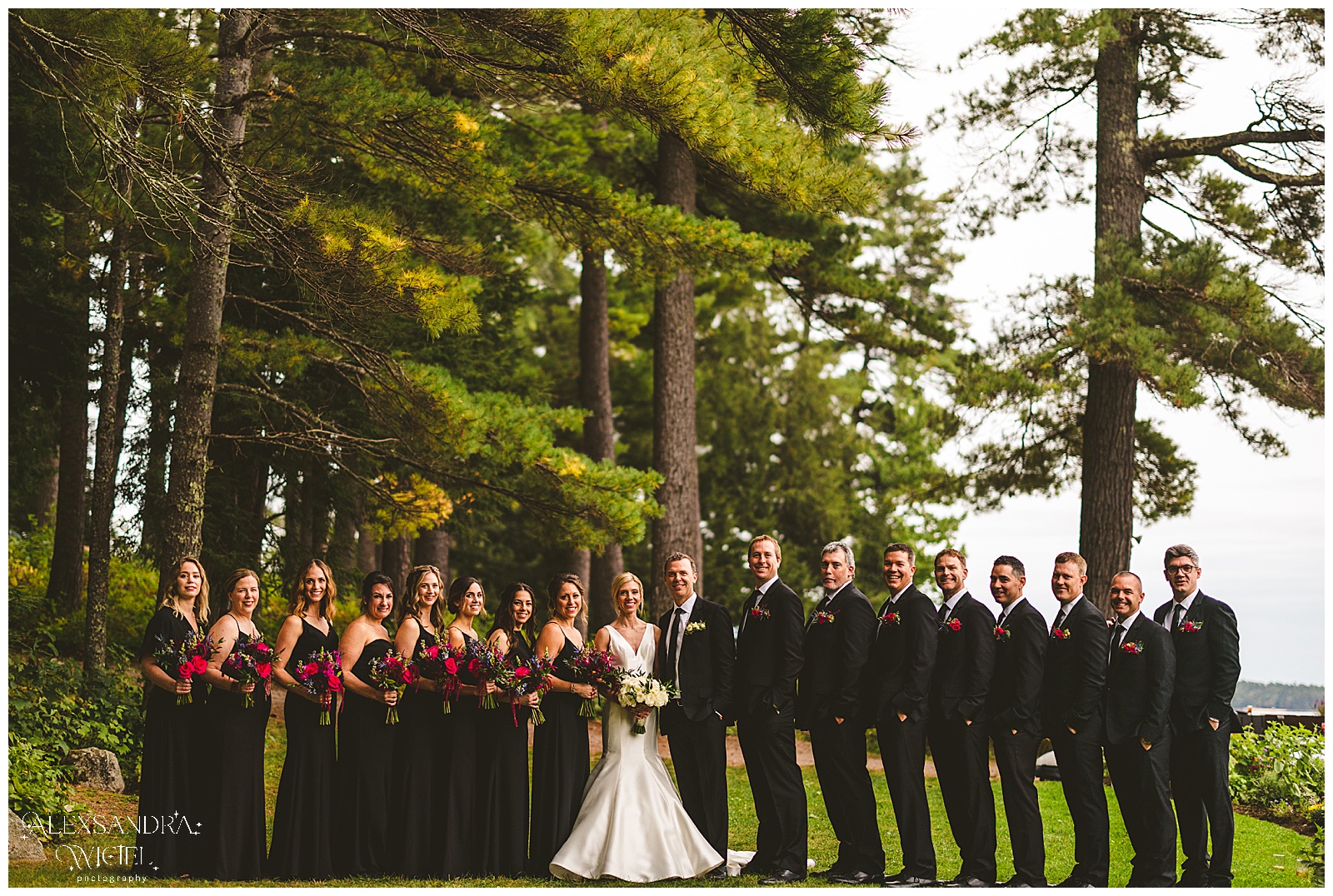 Maine Lake Wedding Photos